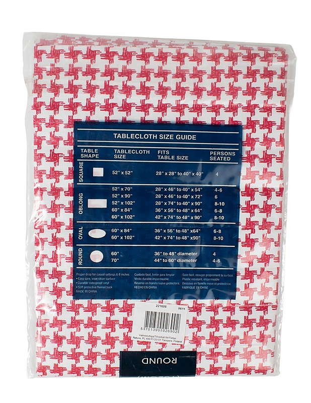 NATURA Pyöreä vahakangas, 152 cm - Pöytäliinat - 10105538474 - 1