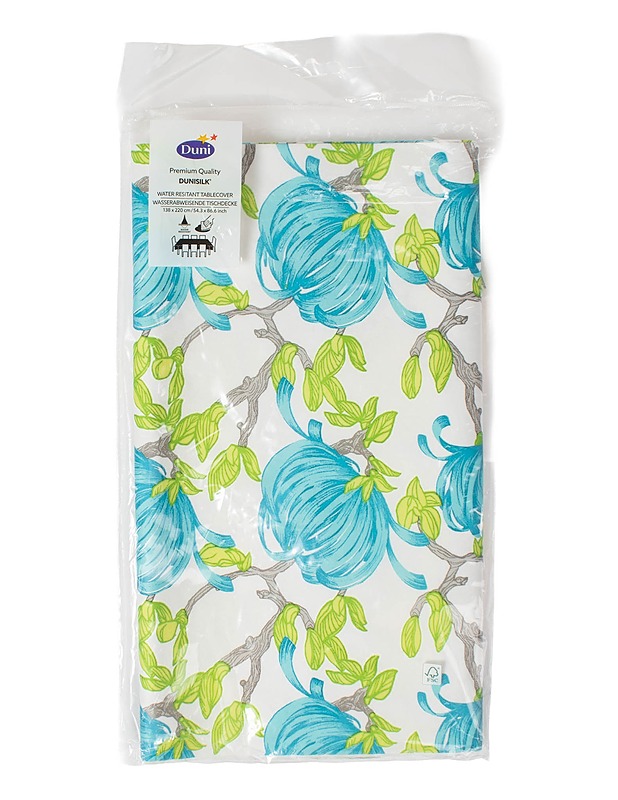 DUNI Dunisilk Sydänkäpy pöytäliina, 138x220 cm - Pöytäliinat - 10105538480 - 0
