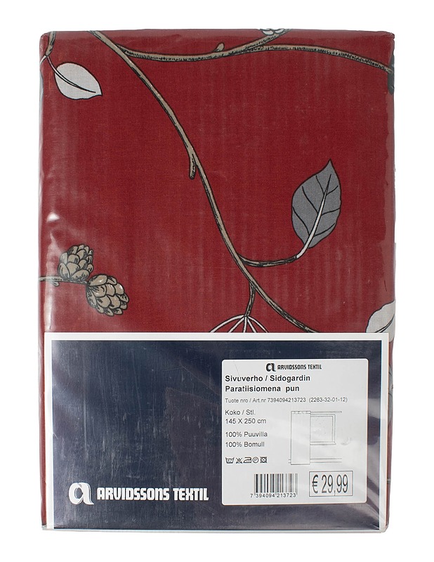ARVIDSSONS TEXTIL sivuverho, 145x250 cm - Verhot ja kapat - 10105538492 - 1