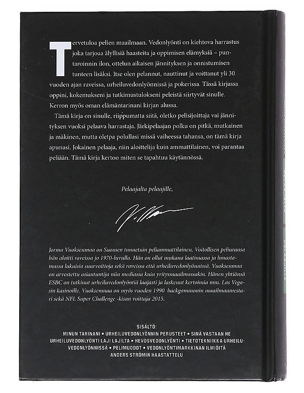 Pelaajalta pelaajille - Jorma Vuoksenmaa - Tietokirjat ja oppaat - 10105538499 - 1
