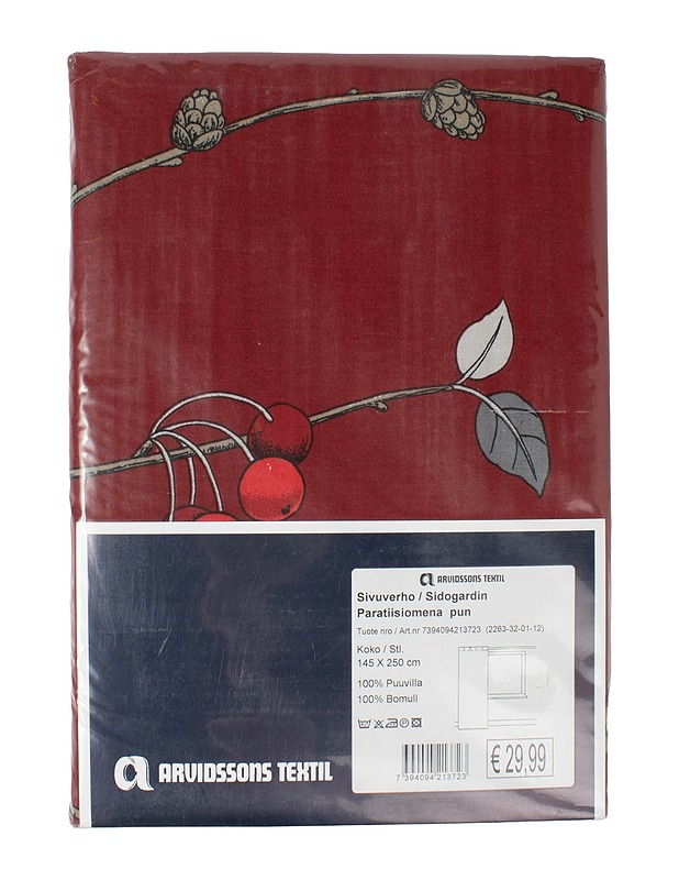 ARVIDSSONS TEXTIL sivuverho, 145x250 cm - Verhot ja kapat - 10105538511 - 0