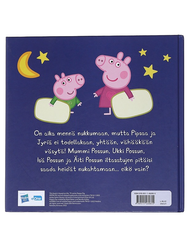 Hyvää yötä, Pipsa! - Holowaty, Lauren - Lastenkirjat - 10105538510 - 1