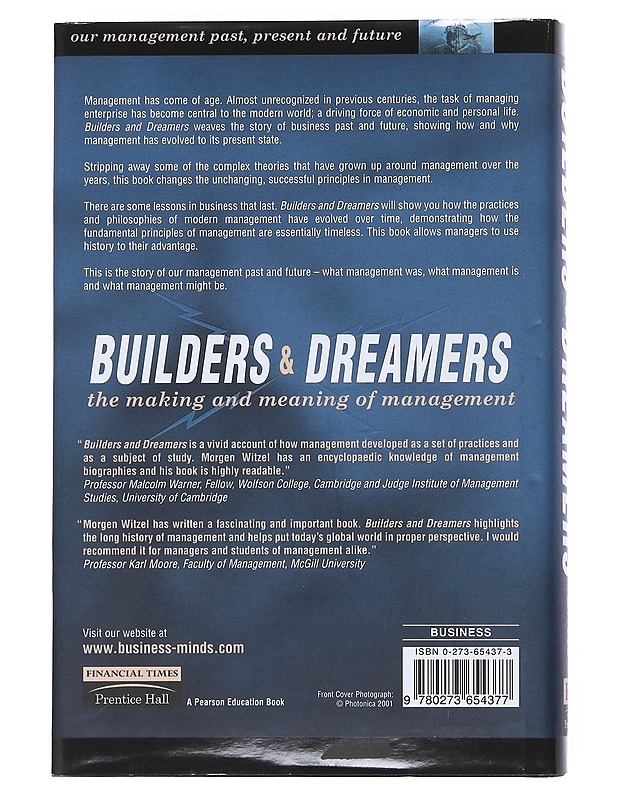 Builders & Dreamers -  Morgen Witzel - Tietokirjat ja oppaat - 10105538530 - 1