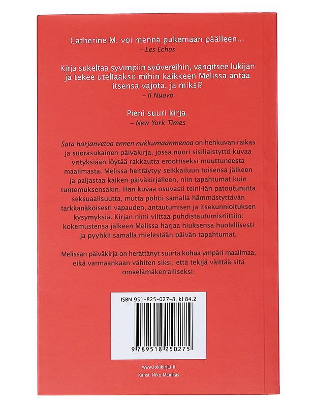 Sata harjanvetoa ennen nukkumaanmenoa - Melissa P. - Romaanit ja novellit - 10105538581 - 1