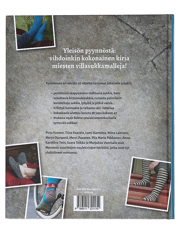 Suuri suomalainen toivesukkakirja : Miesten sukat - Iivonen, Pirjo - Kirja lahjaksi - 10105538598 - 1
