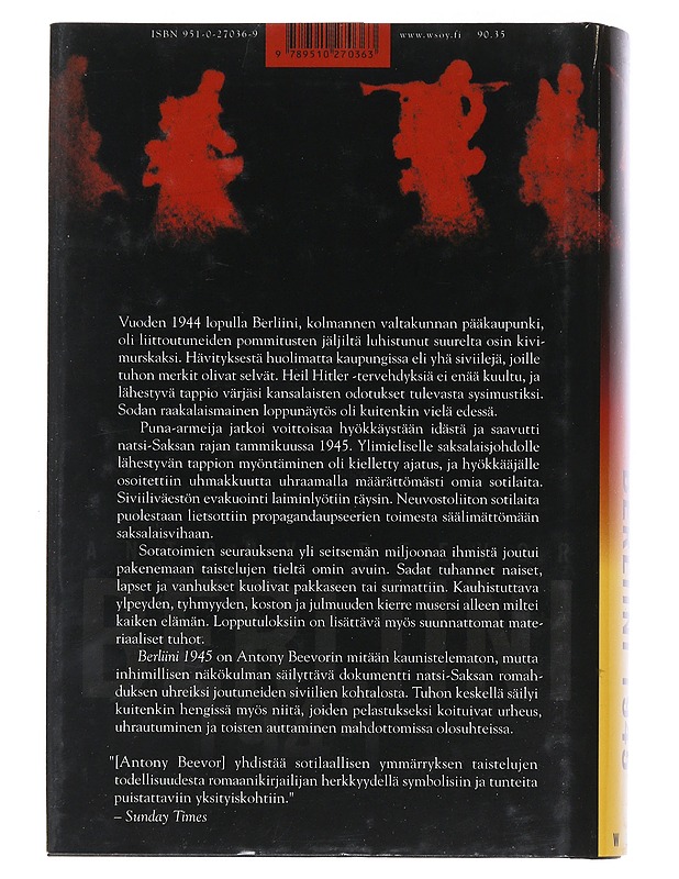 Berliini 1945 - Antony Beevor - Historiakirjat - 10105538664 - 1