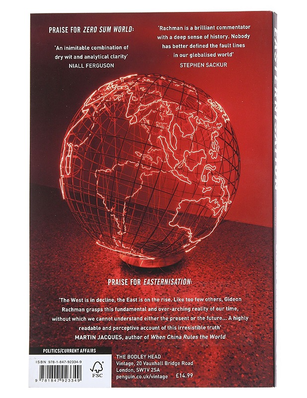 Easternisation - Gideon Rachman - Historiakirjat - 10105538678 - 1