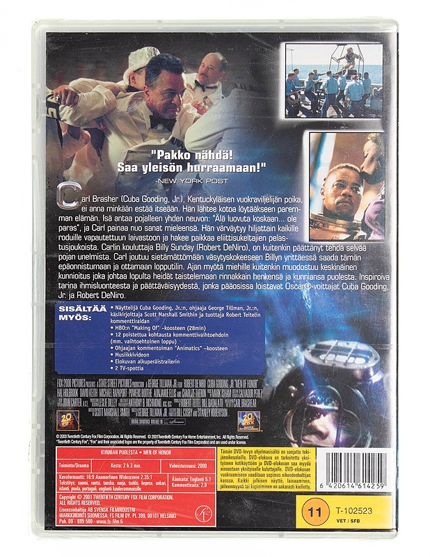 Kunnian Puolesta - DVD - DVD-elokuvat - 10105538712 - 1