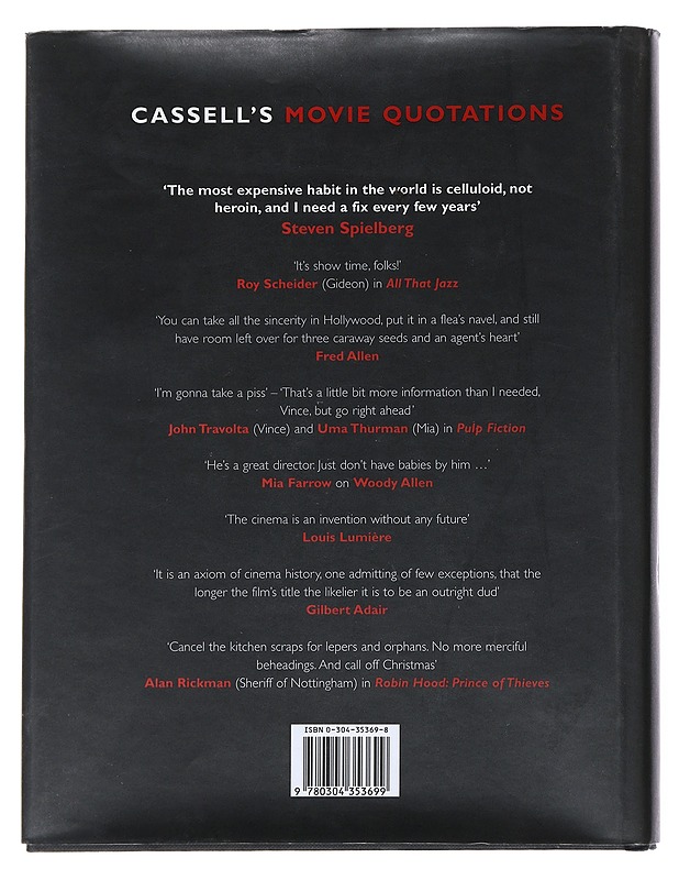 Cassell's movie quotations - Nigel Rees - Musiikki- ja elokuvakirjat - 10105538718 - 1