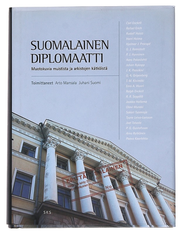Suomalainen diplomaatti - Juhani Suomi - Elämäkerrat ja muistelmat - 10105538726 - 0