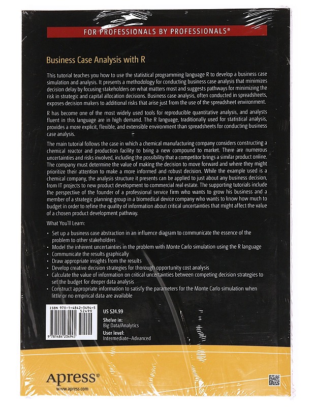 Business Case Analysis with R - Robert D. Brown III - Tietokirjat ja oppaat - 10105538739 - 1