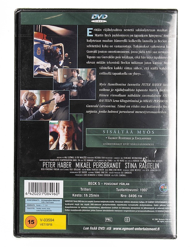 BECK 5: Kuoleman Kuriirit - DVD - DVD-elokuvat - 10105538730 - 1