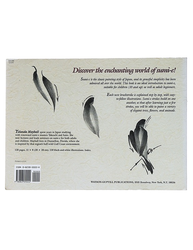 The Sumi-e book - Yolanda Mayhall - Taide- ja kulttuurikirjat - 10105538744 - 1