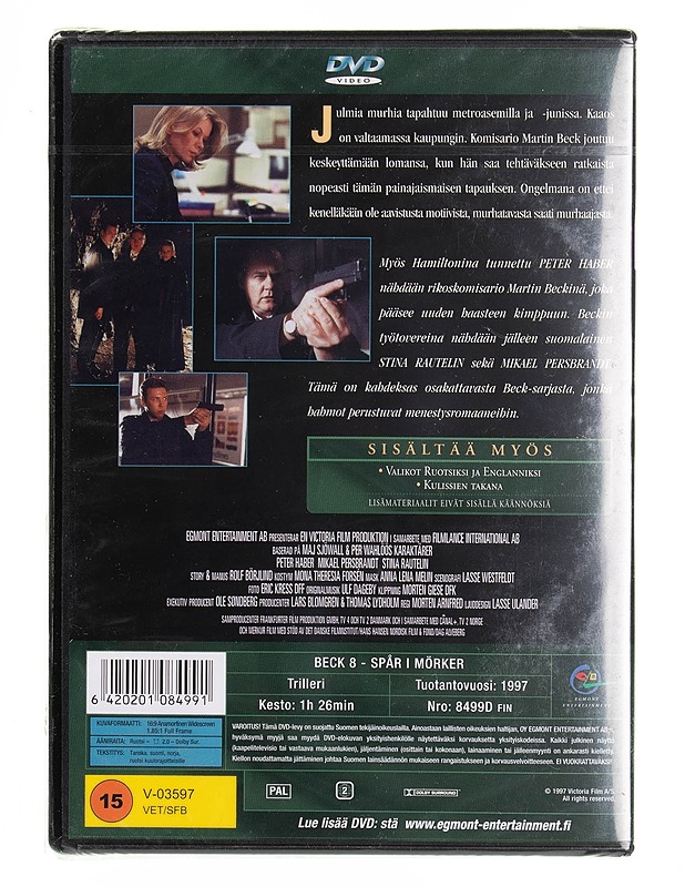 Beck 8 : Beck Ja Pimeyden Jäljet - DVD - DVD-elokuvat - 10105538750 - 1