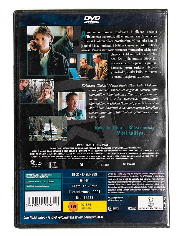 Beck 12: Erakko - DVD - DVD-elokuvat - 10105538765 - 1