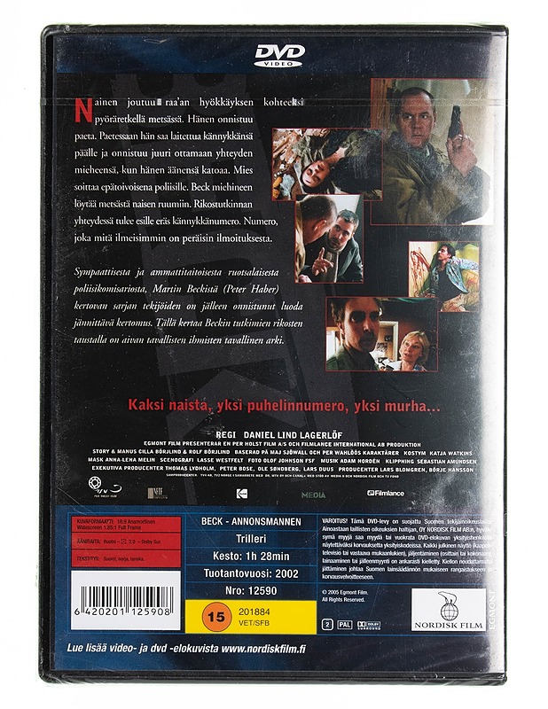 Beck 14: Mainostaja - DVD - DVD-elokuvat - 10105538774 - 1