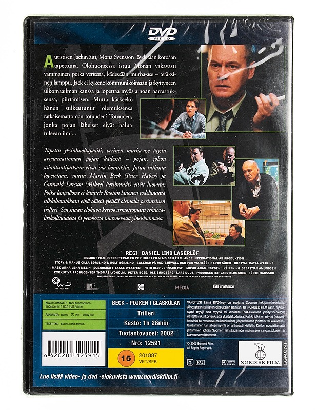 Beck 15: Poika Lasipallossa - DVD - DVD-elokuvat - 10105538778 - 1