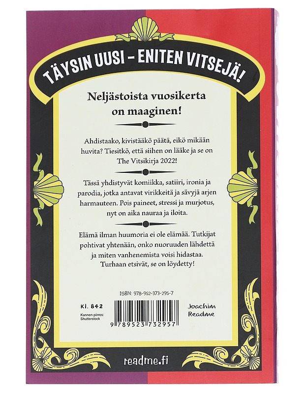 The vitsikirja 2022 - Joachim Readme - Romaanit ja novellit - 10105538800 - 1
