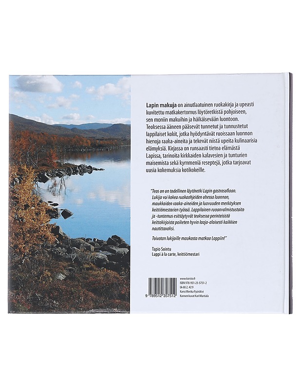 Lapin makuja - Martiala, Kari - Ruokakirjat - 10105538801 - 1