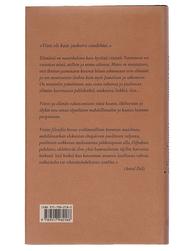 Viinin filosofia - Béla Hamvas,  - Tietokirjat ja oppaat - 10105538806 - 1