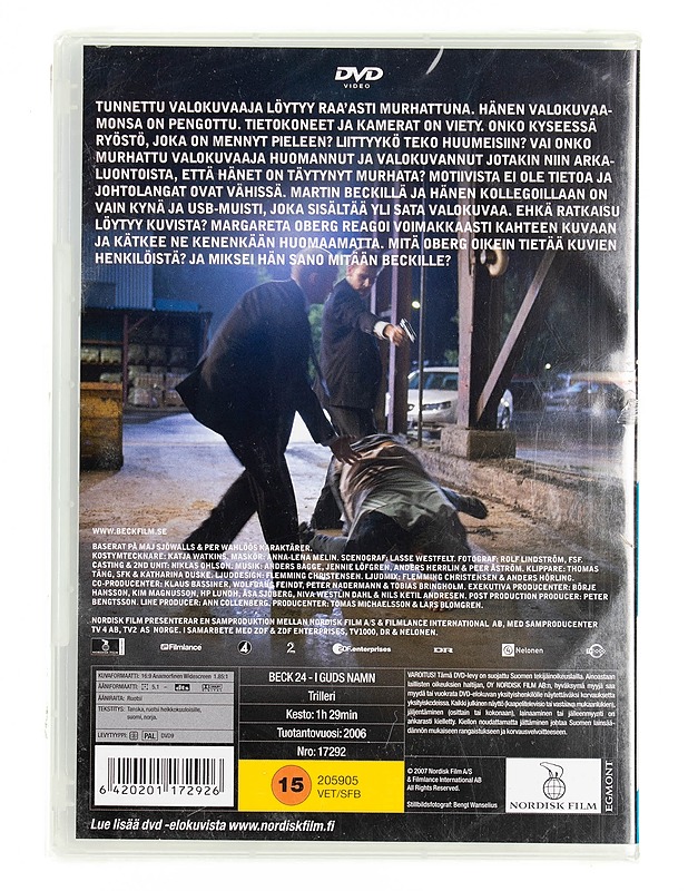 Beck 24: Herran Nimeen - DVD - DVD-elokuvat - 10105538843 - 1
