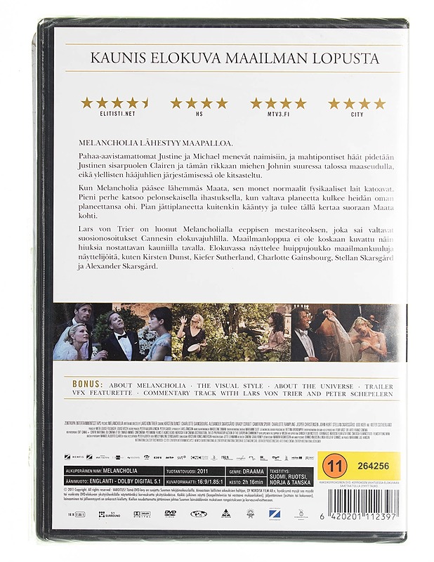 Melancholia - DVD - DVD-elokuvat - 10105538853 - 1