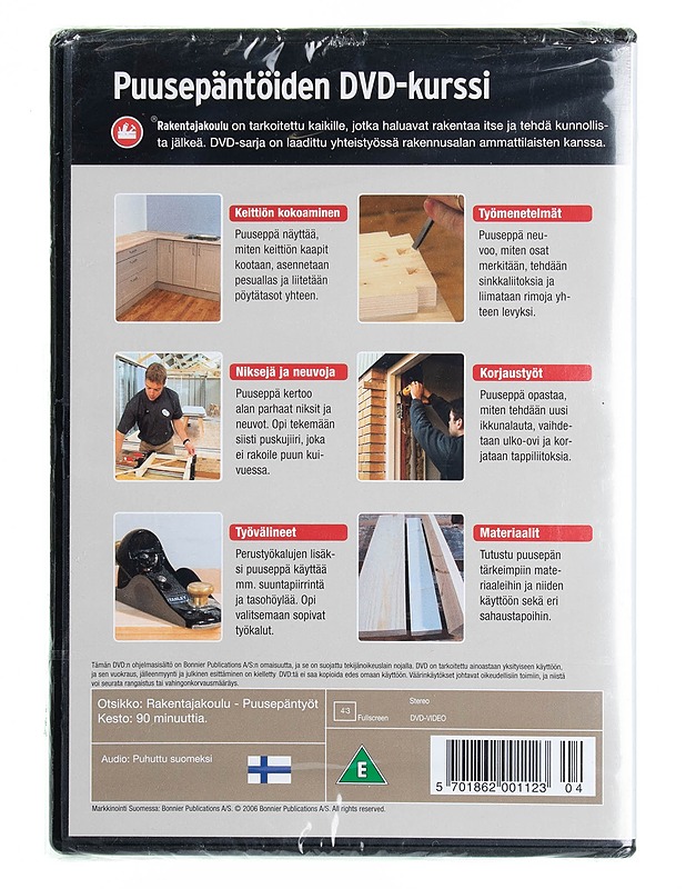 Rakentajakoulu: Puusepäntyöt - DVD - DVD-elokuvat - 10105538867 - 1
