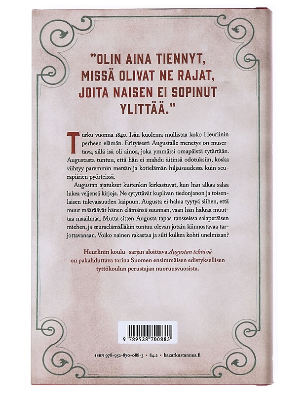 Augustan tehtävä - Thua Aalto - Romaanit ja novellit - 10105538889 - 1