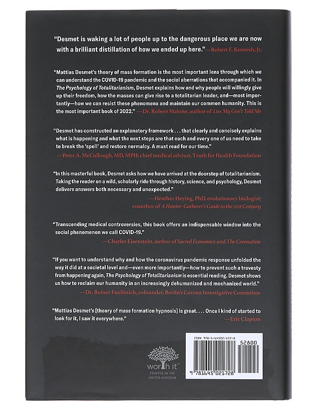 The Psychology of Totalitarianism - Desmet, Mattias  - Tietokirjat - 10105538961 - 1
