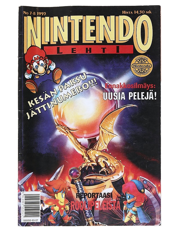 Nintendo-lehti 7-8/1993 - Lehdet - 10105538986 - 0