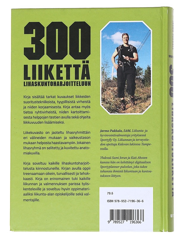 300 lihaskuntoliikettä : Sportyplanner - Pakkala, Jarmo - Tietokirjat ja oppaat - 10105538996 - 1