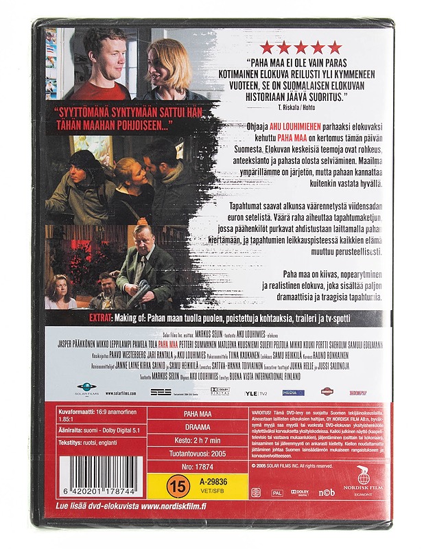Paha Maa - DVD - DVD-elokuvat - 10105539025 - 1