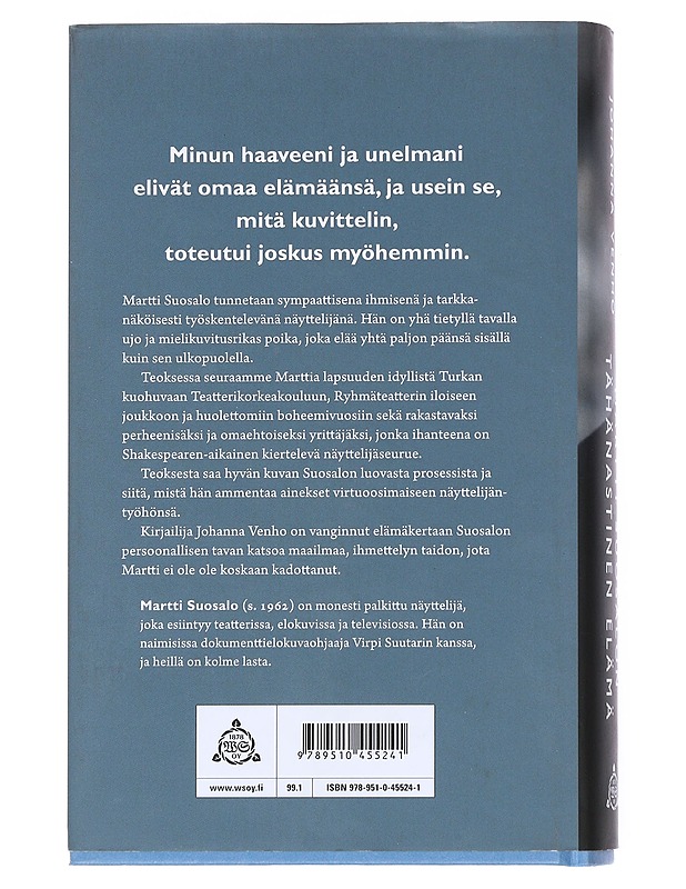 Martti Suosalon tähänastinen elämä - Johanna Venho - Elämäkerrat ja muistelmat - 10105539062 - 1