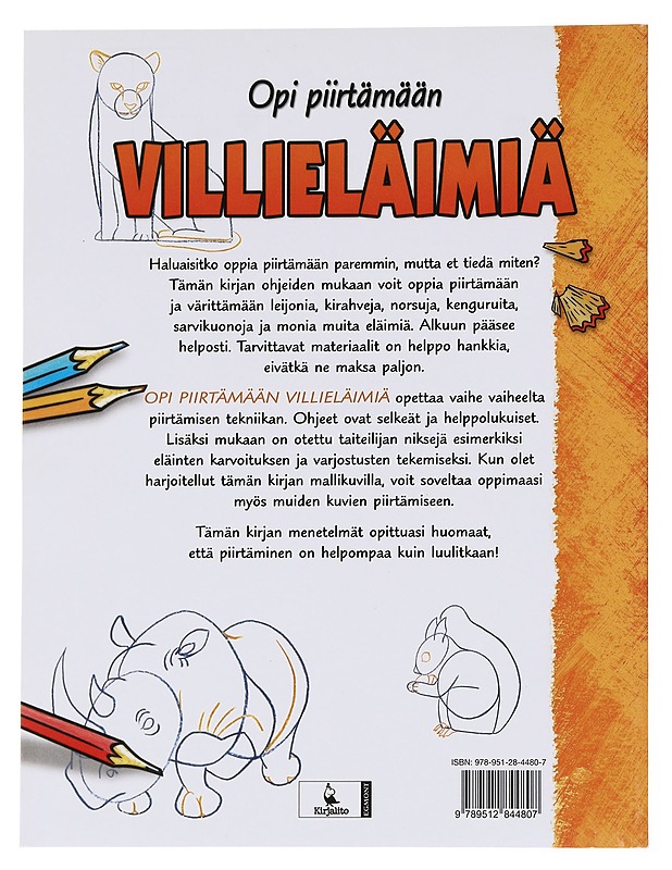 Opi piirtämään villieläimiä - Damien Toll - Tietokirjat ja oppaat - 10105539121 - 1