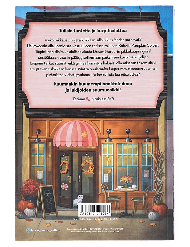 Kahvila Pumpkin Spice - Gilmore, Laurie - Kirja lahjaksi - 10105539155 - 1