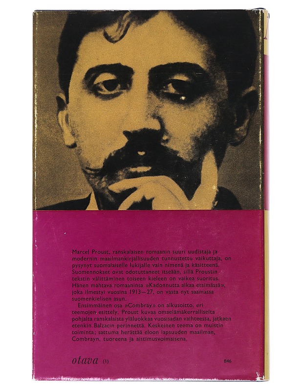 Kadonnutta aikaa etsimässä Combray - Proust, Marcel - Romaanit ja novellit - 10105539205 - 1