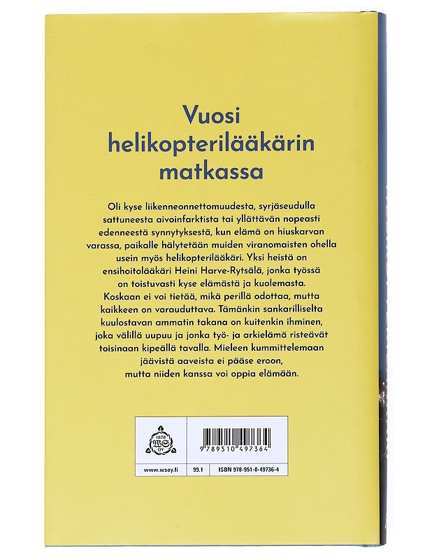 Helikopterilääkäri - Heini Harve-Rytsälä - Elämäkerrat ja muistelmat - 10105539237 - 1