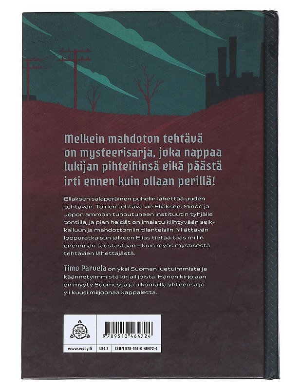 Savuna ilmaan - Parvela, Timo - Jännitys ja dekkarit - 10105539254 - 1