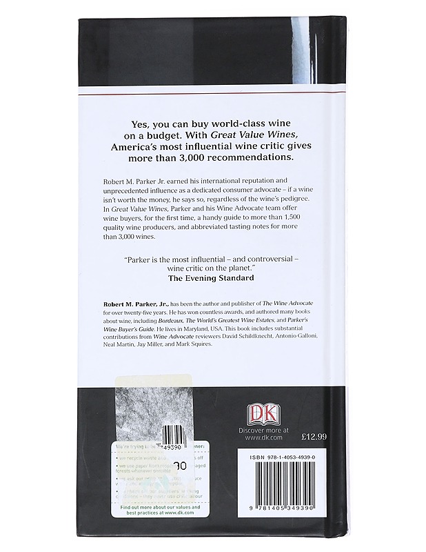 Robert Parker's Great Value Wines - Robert Parker - Tietokirjat ja oppaat - 10105539273 - 1