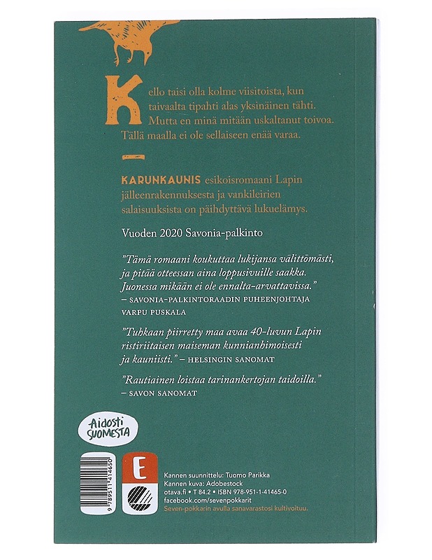 Tuhkaan piirretty maa - Petra Rautiainen - Romaanit ja novellit - 10105539284 - 1