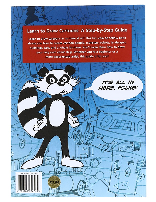 Learn to Draw Cartoons - Emmett Elvin - Sarjakuvat - 10105539369 - 1