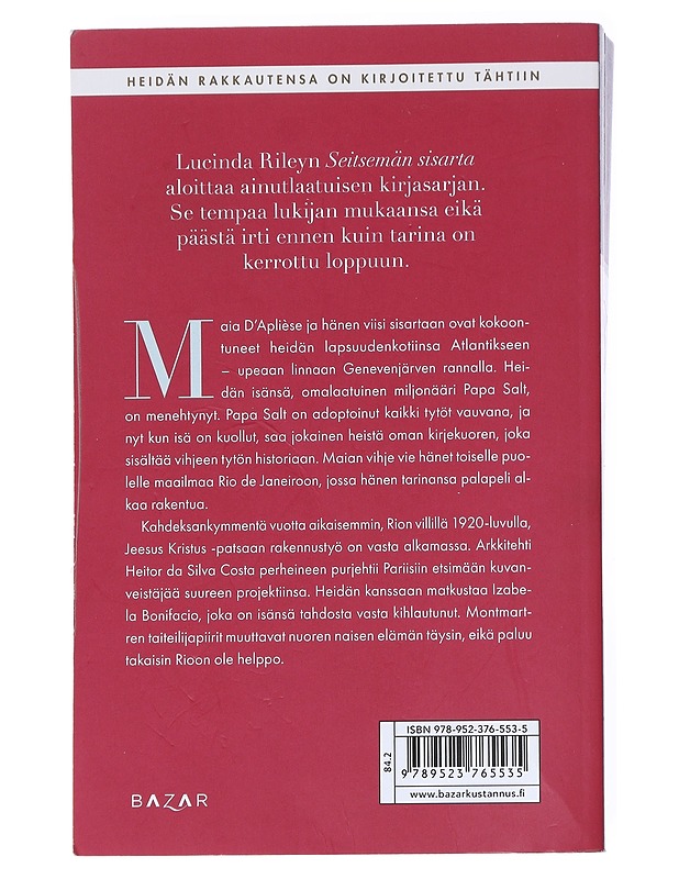 Seitsemän sisarta / Maian tarina - Riley, Lucinda - Romaanit ja novellit - 10105539397 - 1