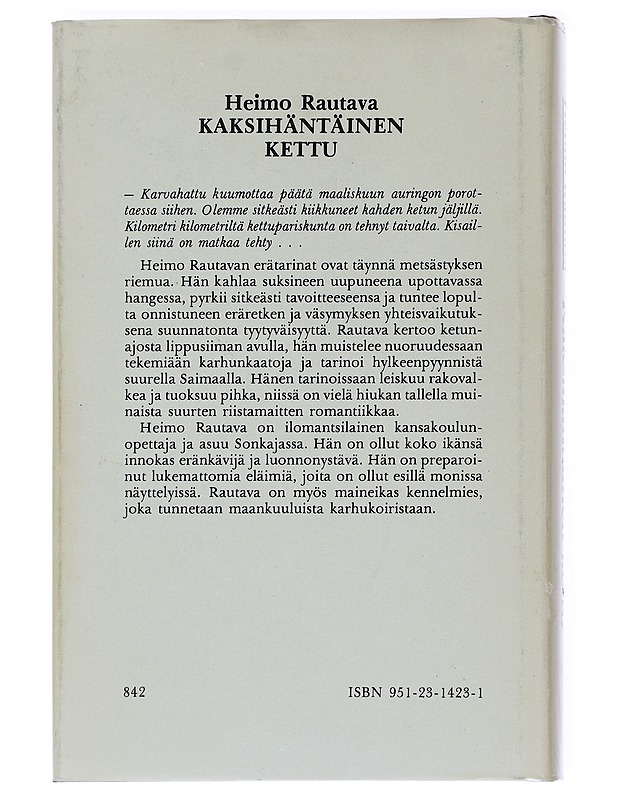 Kaksihäntäinen kettu - Heimo Rautava - Romaanit ja novellit - 10105539418 - 1