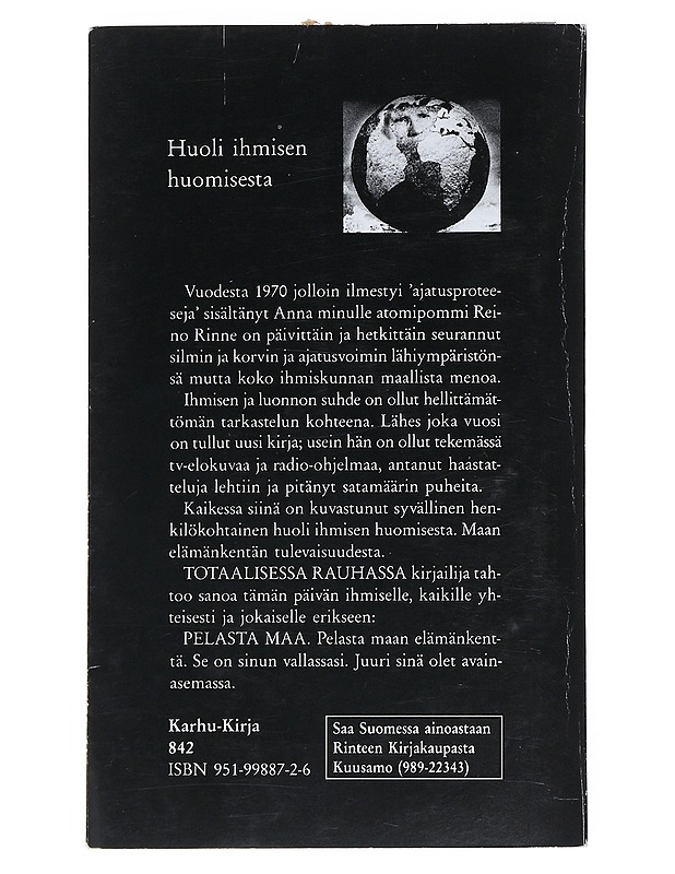 Totaalinen rauha - Reino Rinne - Romaanit ja novellit - 10105539424 - 1