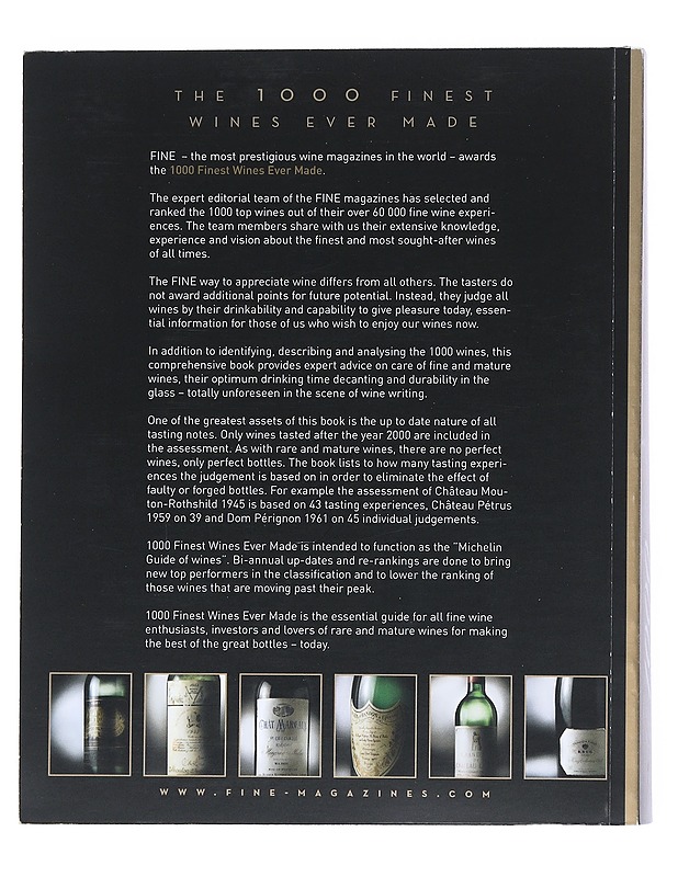 The 1000-Finest Wines Ever Made - Nuikki, Pekka - Tietokirjat - 10105539430 - 1