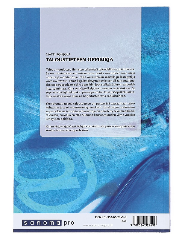 Taloustieteen oppikirja - Matti Pohjola - Tietokirjat - 10105539433 - 1