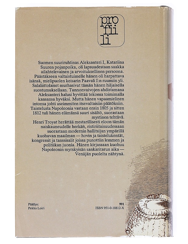 Aleksanteri I - Troyat, Henri - Elämäkerrat ja muistelmat - 10105539460 - 1