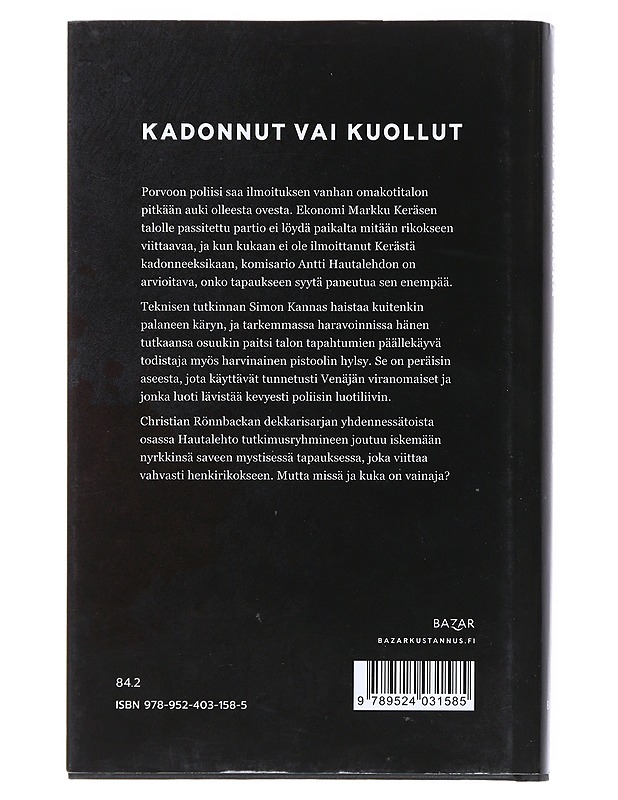 Mennyt mies - Rönnbacka - Jännitys ja dekkarit - 10105539480 - 1