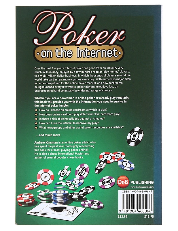 Poker on the Internet - Andrew Kinsman - Harrastekirjat - 10105539499 - 1