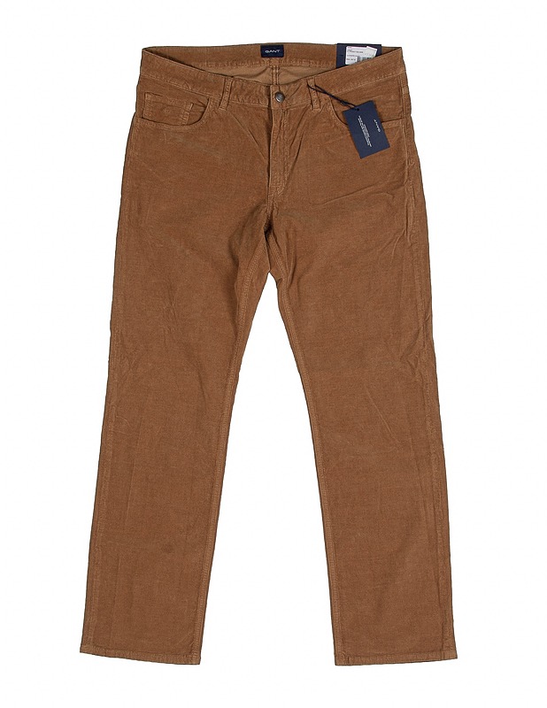 GANT Straight cord samettifarkut, W34/L32 - Miesten housut ja shortsit - 10105539525 - 0